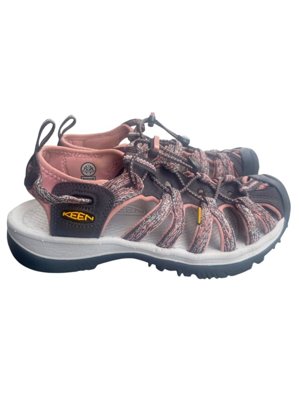 Keen Newport H2 Womens Pink Black Waterproof Hiking Sandals Shoes Size 8.5 US